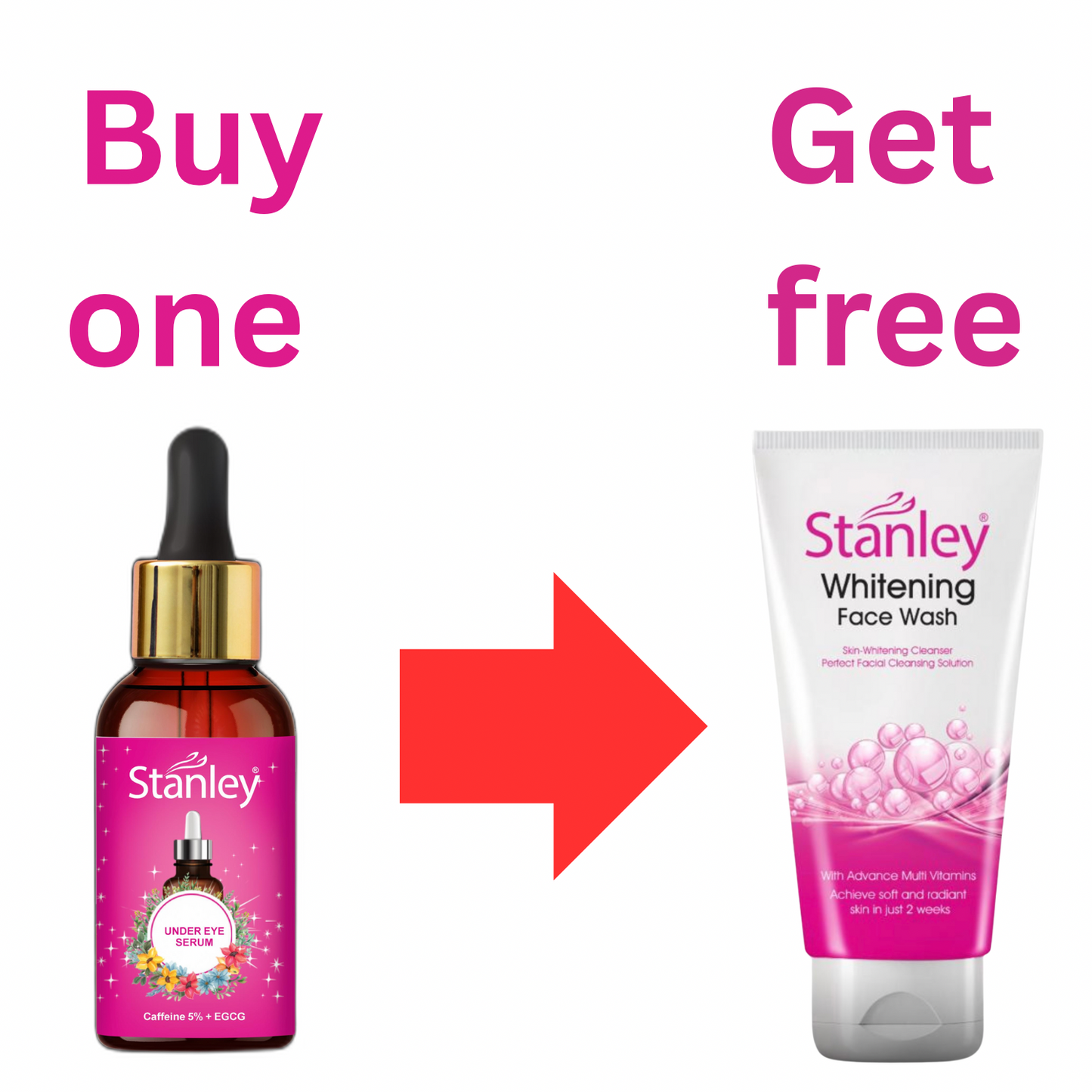 Free Facewash with Purchase of any Serum