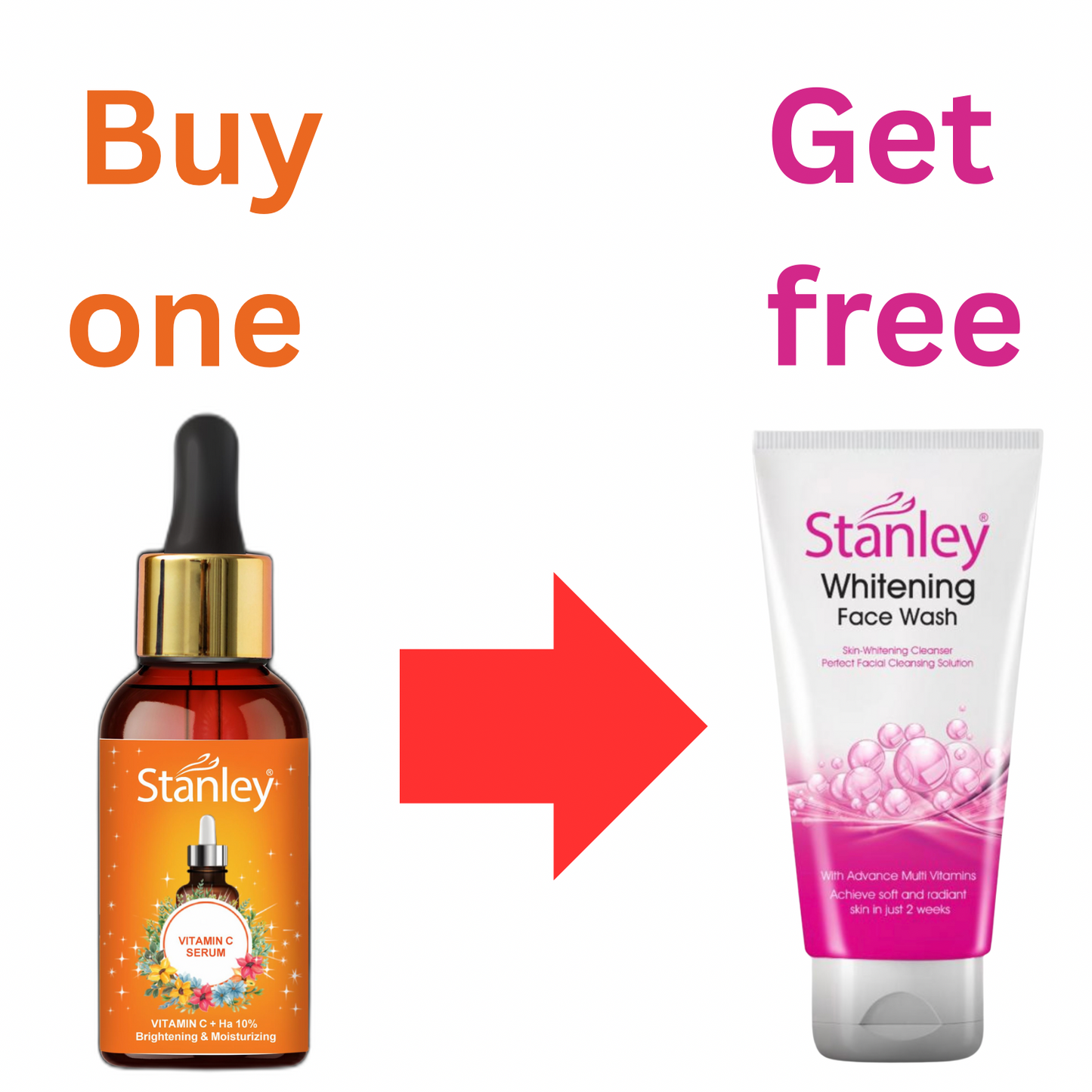 Free Facewash with Purchase of any Serum