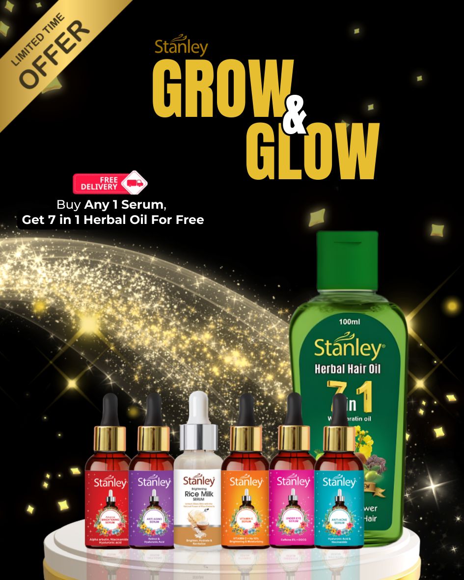 Free Hair Oil with Purchase of any Serum