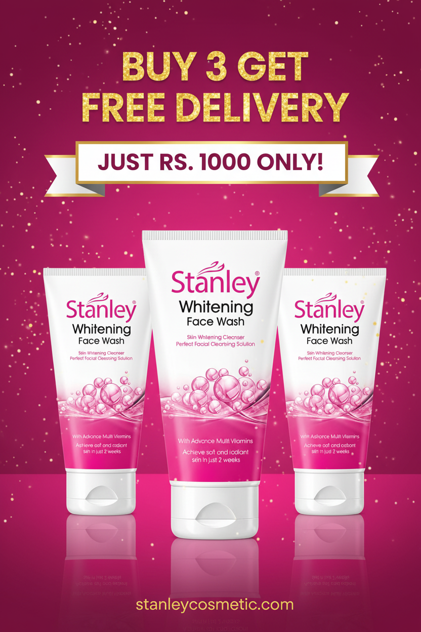 Stanley Whitening Facewash – Buy 3 Get Free Delivery